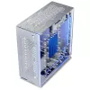 Singularity Computers Wraith ITX/DTX PC-Gehäuse, Silber