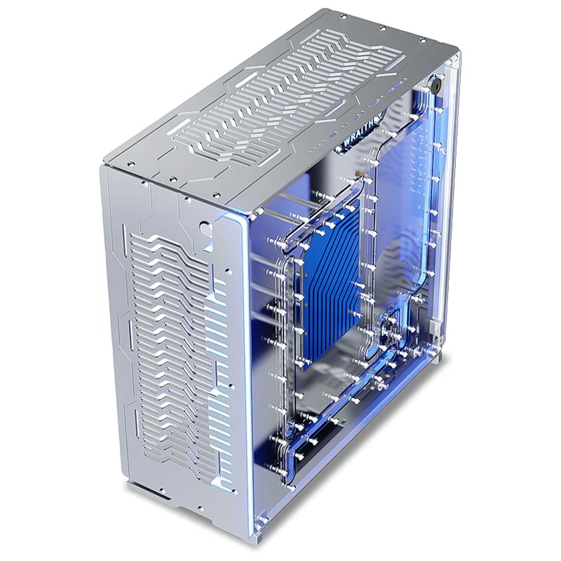Singularity Computers Wraith ITX/DTX PC-Gehäuse, Silber