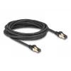Netzwerkkabel DeLOCK RJ45 Cat.6A Stecker zu Stecker S/FTP 5m Schwarz