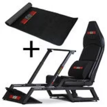 Next Level Racing F-GT Formula > Simulator Cockpit + Bodenmatte Gaming-Matte