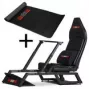 Next Level Racing F-GT Formula > Simulator Cockpit + Bodenmatte Gaming-Matte