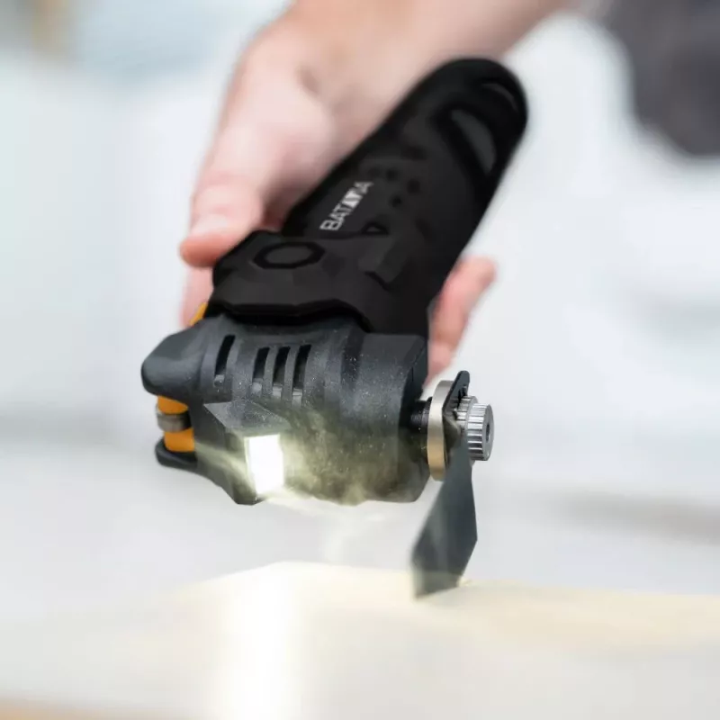 Batavia B.V. | 12V Akku Anti-Vibrations-Multitool - Fixxpack 2.0 Set (inkl. 2,0-Ah-Akku und USB-C-Ladekabel)