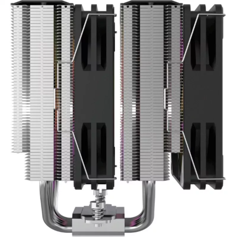 CPU-Kühler Silentware Titan RGB Dual-Tower mit 6 Heatpipes und 2×120mm PWM A-RGB-Lüftern