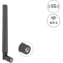 Rundstrahlantenne DELOCK 5G LTE GNSS WiFi 6 SMA-Stecker 0,9–4,1 dBi 183 mm mit Kippgelenk