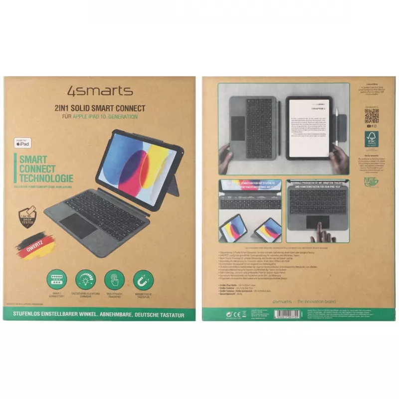 Folio Case 4smarts 540964 für iPad 10,9 Zoll Graphite