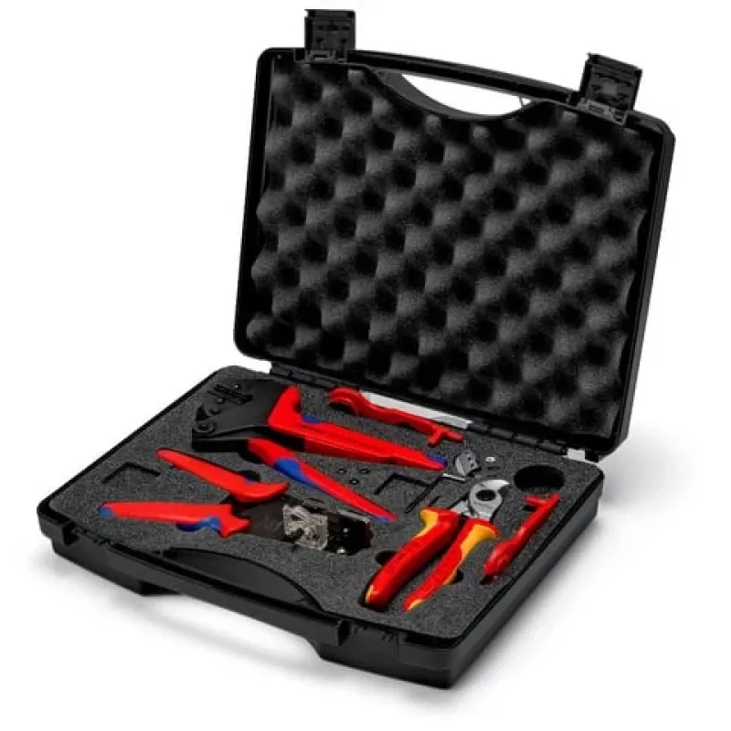 Knipex 97 91 04 V02 Photovoltaik-MC4-Steckverbinder-Werkzeugkoffer