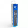 SAVIO RC-25 Infrarot-TV-Fernbedienung, Drucktasteneingabe, Schwarz, Reichweite bis zu 10 m, für 1 Gerät, verwendet 2x AAA