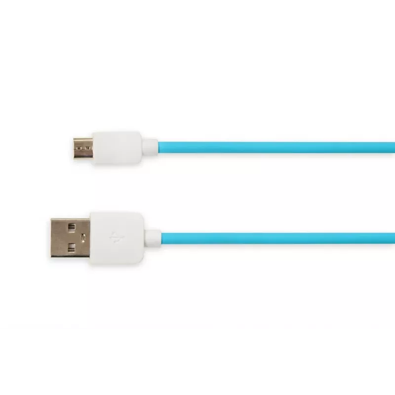 USB 2.0 Kabel IBOX IKUMD3A — USB A auf Micro-USB B, 1 m, blau