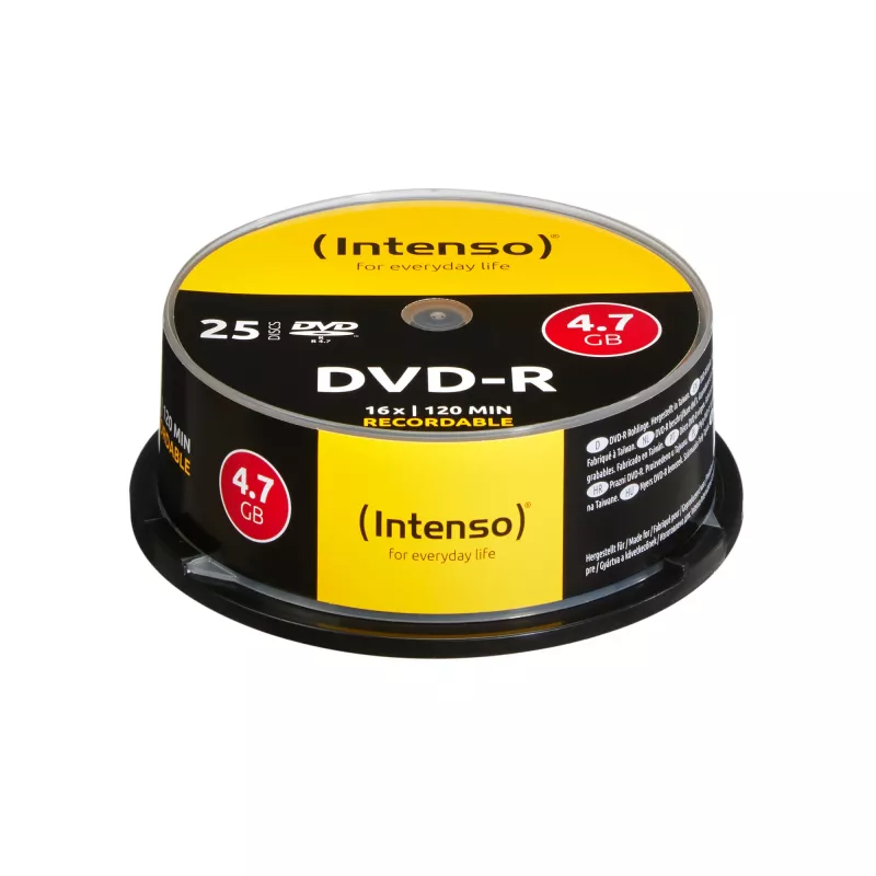 DVD-R Intenso 4,7 GB 16x 25 Stk.