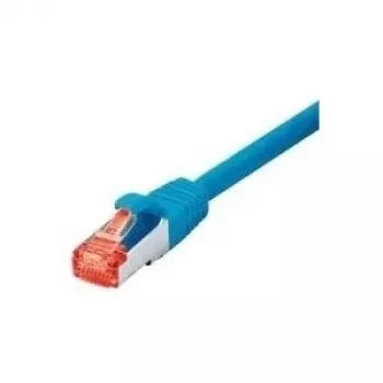 Tecline - Patch-Kabel - RJ-45 (M) auf RJ-45 (M) - 1,5 m - SFTP, PiMF - CAT 6 - Halogenfrei, Snagless - Blau (715015B)