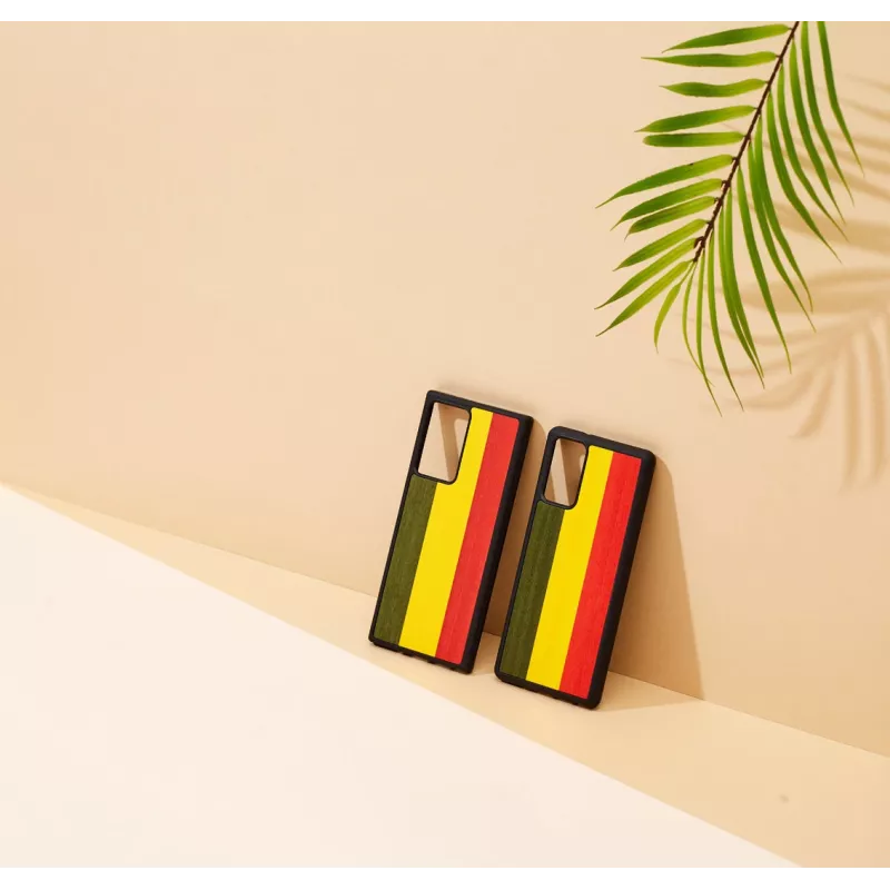 Handyhülle Man and Wood für Samsung Galaxy Note 20 Ultra, Reggae Schwarz