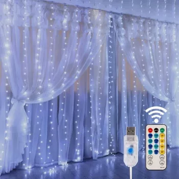 LED-Vorhang Extralink KURTYNA LED 3x3 mit Fernbedienung (Modell EX.73172)