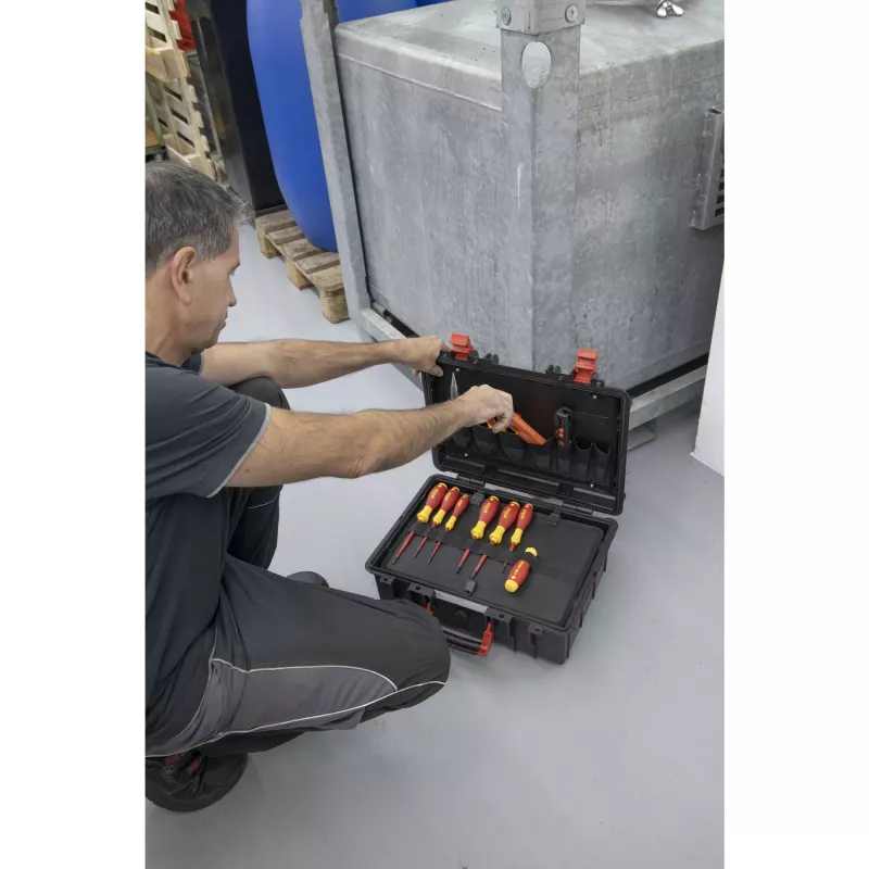 Isolierter Schraubendreher wiha 45530 — 1000 V Nennspannung, VDE-geprüfte Spitze, Schlitz-/Kreuzschlitzvarianten