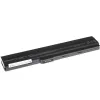 Akku Grün Cell AS02 für ASUS K52 Serie — Li‑Ion 4400 mAh, 11,1 V, 6 Zellen, schwarz