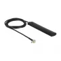 DELOCK LTE-Antenne TS-9-Stecker 90° 3 dBi omnidirektional starr schwarz Klebebefestigung