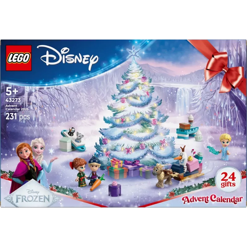 Bauspielzeug LEGO Disney Frozen Adventskalender 2025 Set 43273 — 231 Teile, 4 Minifiguren, Alter 5+