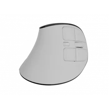 Kabellose Vertikalmaus NATEC Euphoniе Pro Bluetooth 5.0, 4000 DPI, programmierbar, leise, weiß