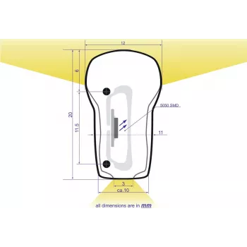 LED Neon Flex 230V schlank EUROLITE 100 cm neutralweiß