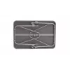 Tisch Outwell Coledale M Grau — Aluminium-Tischplatte und -Gestell, 680×1000 mm, Höhe 56 cm