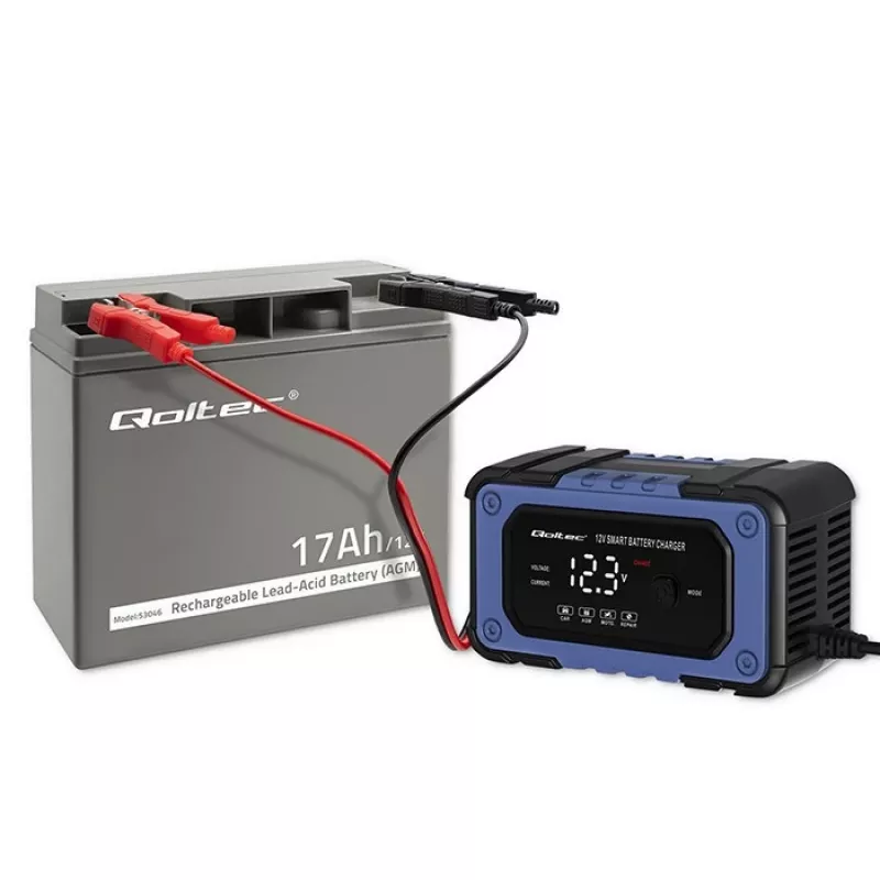 Qoltec 53046 AGM-Akku 12 V 17 Ah, max. 255 A