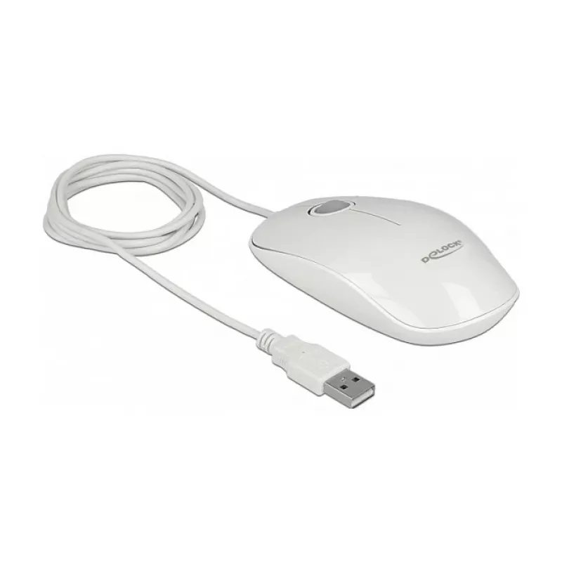 Maus DeLOCK 12537 USB Typ-A Optisch 1200 DPI