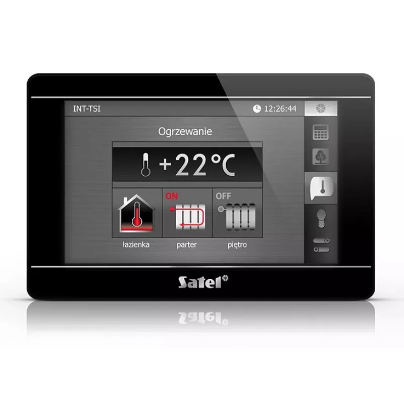 Touchscreen-Bedienteil SATEL INT-TSI-B 7-Zoll LCD-Wandbedienfeld für Sicherheitssysteme