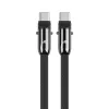 2in1 USB-C Kabel 1m schwarz