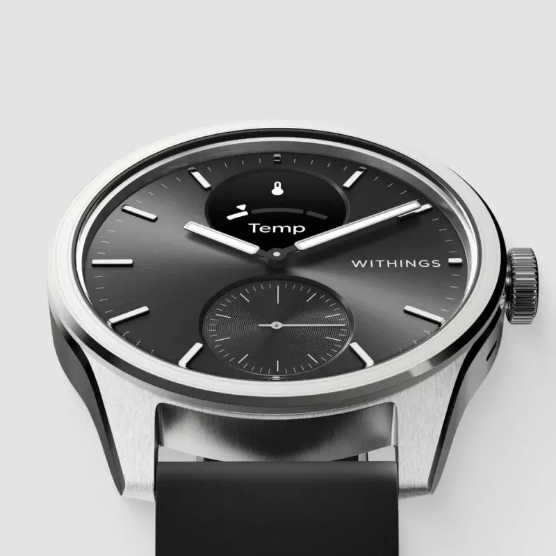 Hybrid-Smartwatch Withings ScanWatch 2 Schwarz
