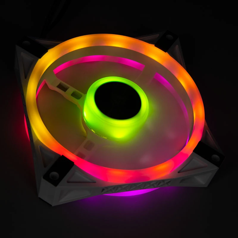 Corsair iCUE QL120 120mm ARGB Gehäuselüfter - Weiß