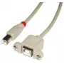 Lindy 31801 USB-Kabel USB 2.0 1 m USB B Grau