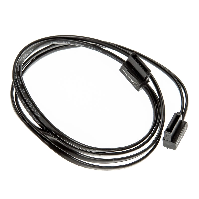SilverStone SST-CP11B Super Low Profile SATA-Kabel - 50 cm, schwarz