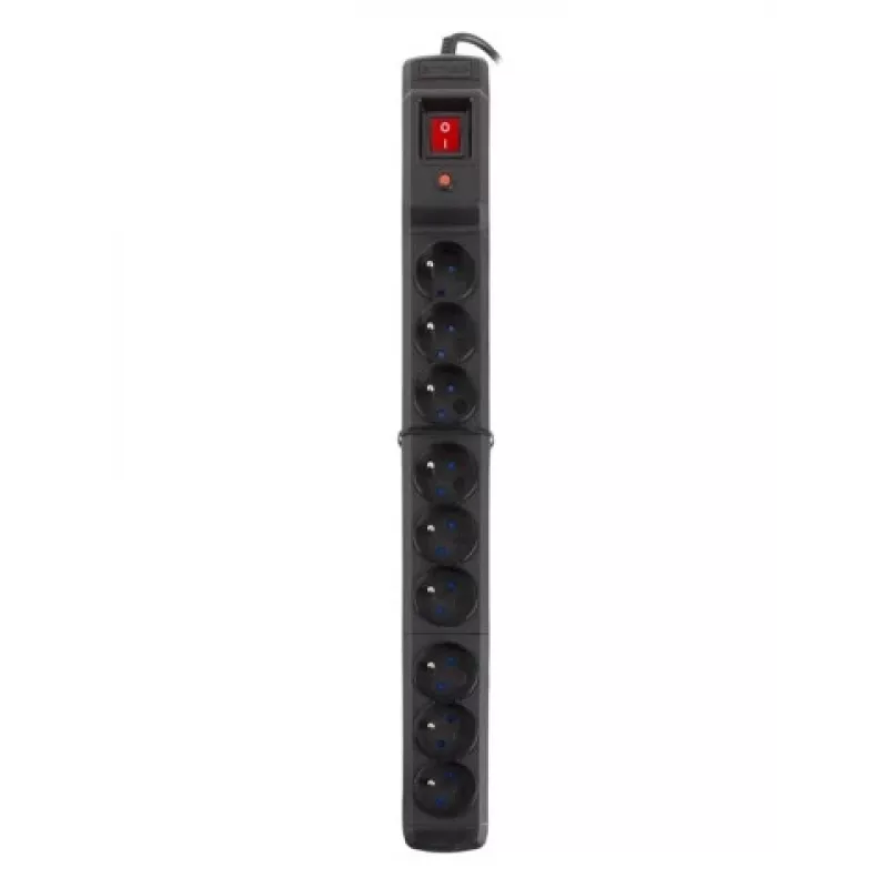 Überspannungsschutz Armac M9/15/CZ Schwarz 9 AC-Steckdosen 250V 1,5m
