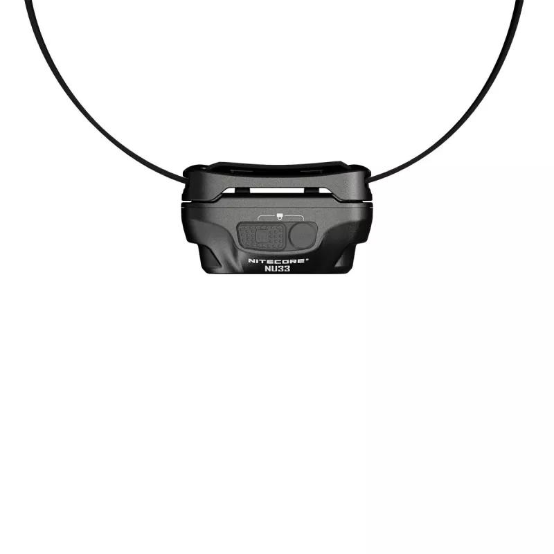 Stirnlampe Nitecore NU33, schwarz, 3 LEDs, 700 lm, Aluminium, USB wiederaufladbar, IP66