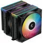 Luftkühler DeepCool AG620 BK ARGB V2 — 120 mm Doppellüfter, 6 Heatpipes, LGA 1700/AM4/AM5-Unterstützung, schwarz