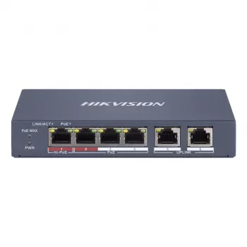 Managed Switch Hikvision DS-3E1106HP-EI 6 Ports PoE Fast Ethernet