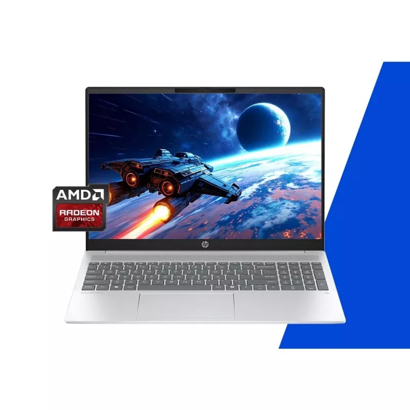 Laptop HP OmniBook 5 AI 16-ag1216nw — Ryzen AI 5 340, 16 Zoll 2K OLED, 32 GB RAM, 512 GB SSD, Windows 11 Home, Glacier Silver