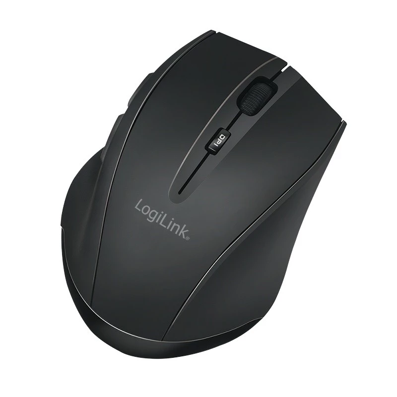 Logilink kabellose Maus BT5.0, ergonomisch, schwarz