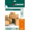 Lomond selbstklebende Papier-Universaletiketten, 1/210x297, A4, 50 Blatt, Orange neon