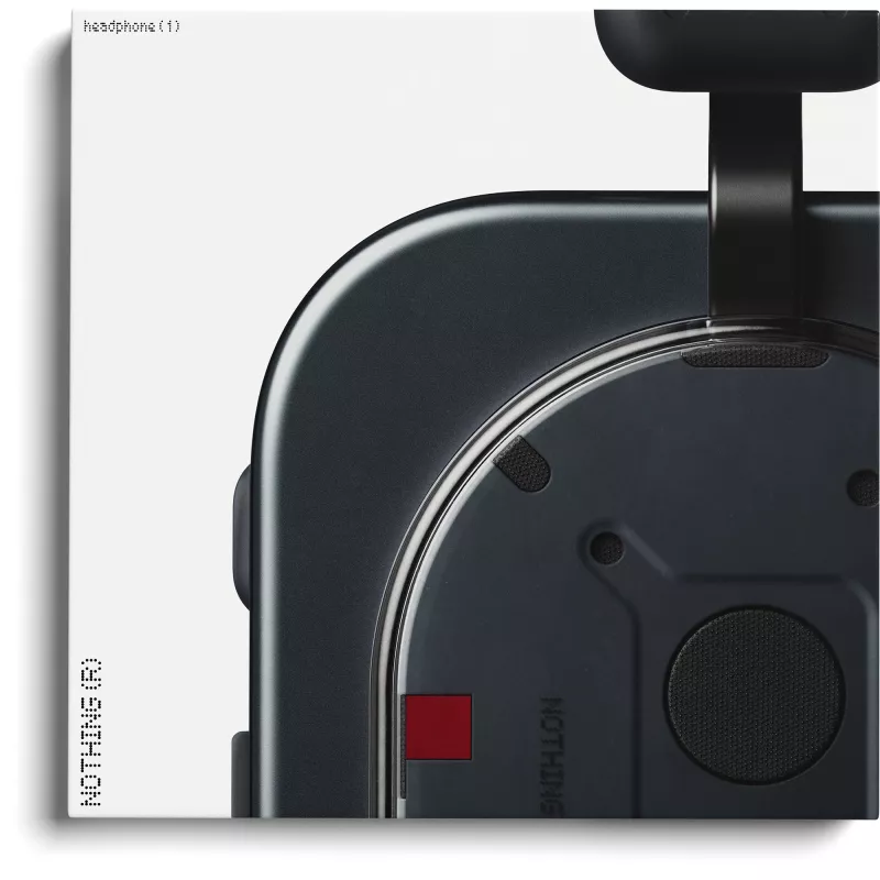 Over-Ear Noise-Cancelling-Kopfhörer Nothing Headphone (1) — Schwarz, aktive Geräuschunterdrückung, kabelgebunden & kabellos