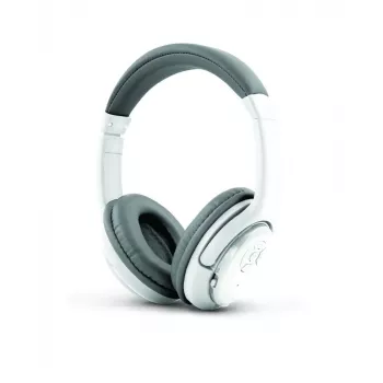 Esperanza Libero Headset Kabelloses Stirnband Musik Bluetooth Grau, Weiß