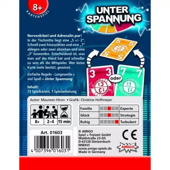 Amigo Unter Spannung, Kartenspiel