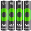 Batterien R03/AAA NI-MH 800mAh Blister 4 Stk. PRO