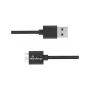USB-Kabel MediaRange MRCS240 — USB A auf Micro-USB B, USB 3.2 Gen 1 (3.1 Gen 1), 1,8 m, schwarz