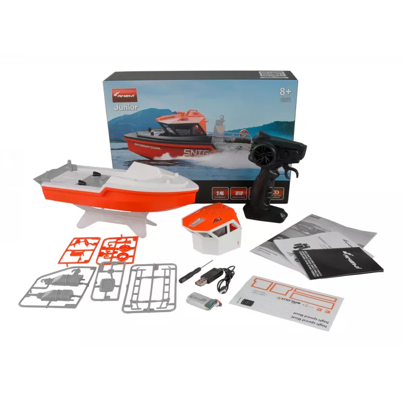 Amewi Rettungsboot brushless Jetantrieb 320mm RTR Weiß/Orange (26116)