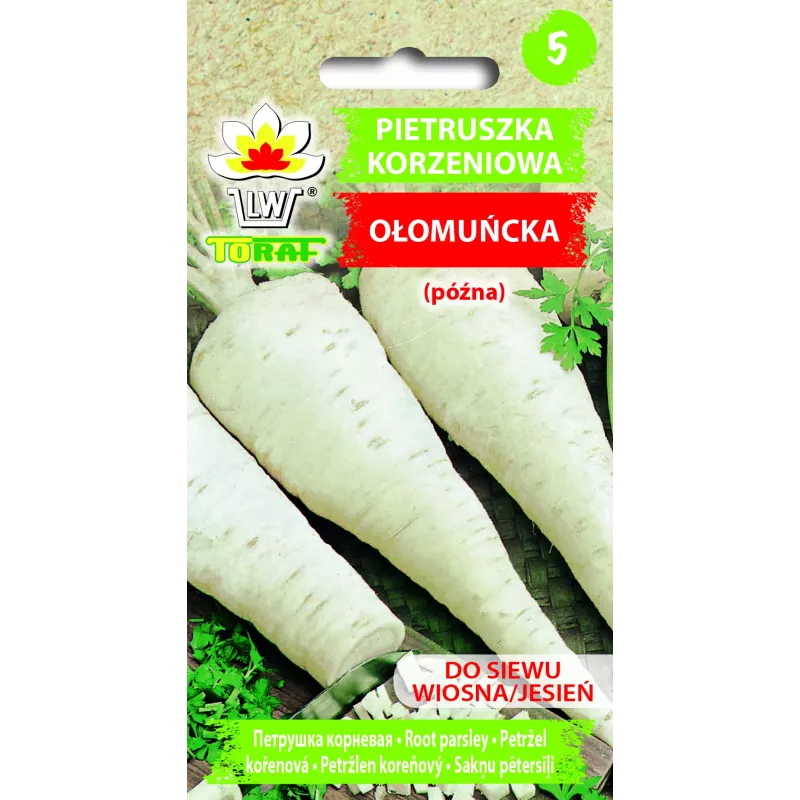 Olomouc Petersilie Toraf Gemüsesamen, 5g Packung