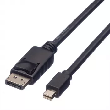 Roline DisplayPort-Kabel, DP ST - Mini DP ST, schwarz, 1,5 m (11.04.5638)