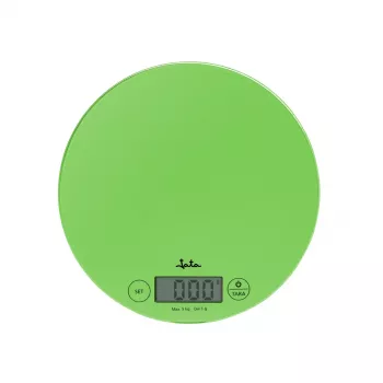Elektronische Küchenwaage JATA 722P Grün Transparent Quadratisch