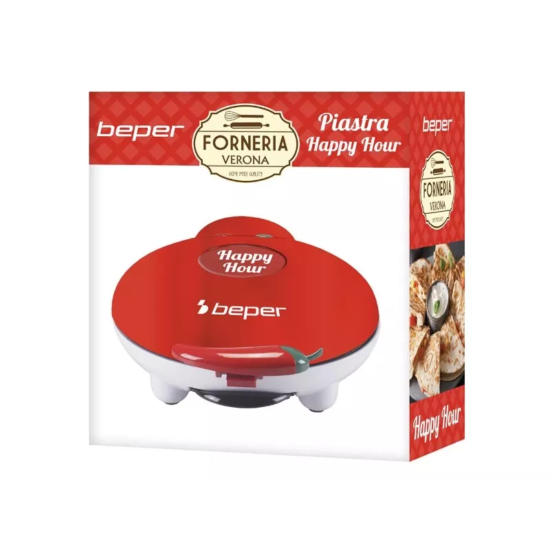 Beper Party Line P101CUD600 600W elektrischer Grill — Party Line Serie, 600 W Leistung
