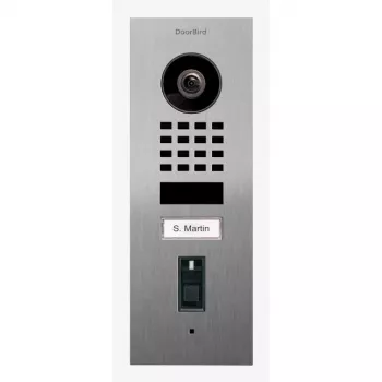 DoorBird IP Video Türstation D1101FV Fingerpr. Edels. V2A (423872172)