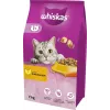 Trockenfutter für Katzen Whiskas Adult mit Huhn 7 kg – Erwachsenenkroketten, 30,8 % Protein, 12 % Fett